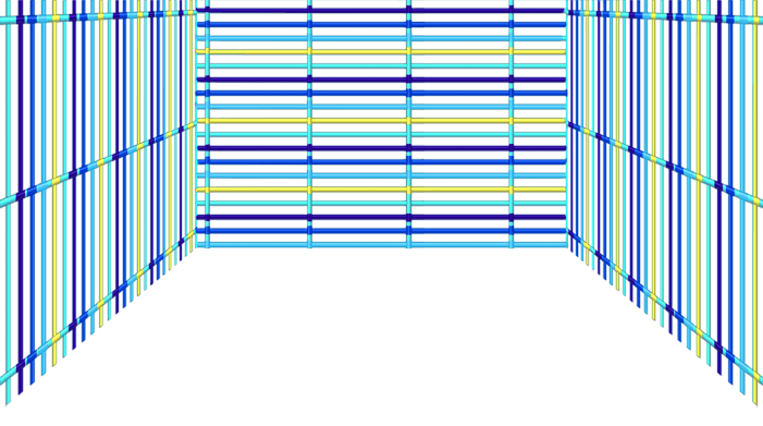 Blue grid
