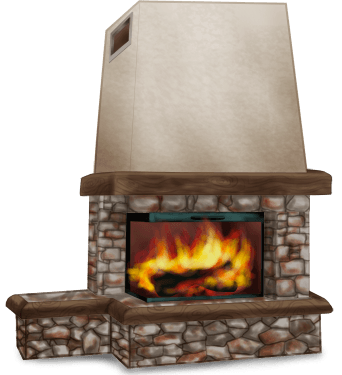 Fireplace Interior Chalet