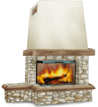 Fireplace Interior Chalet