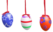 Hanging eggs