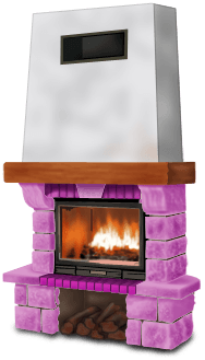 Santa Fireplace