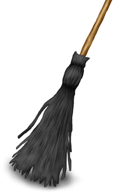 Halloween broom
