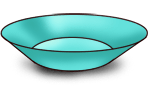 Turquoise plate