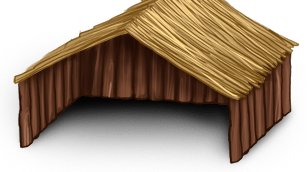 Large wooden Maisonette
