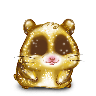 Adopt a Golden glitter Hamster