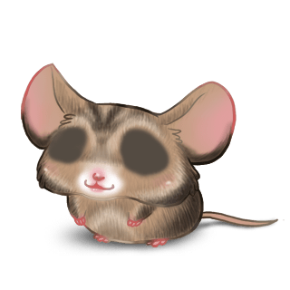 Adopt a Beige and Black Mouse