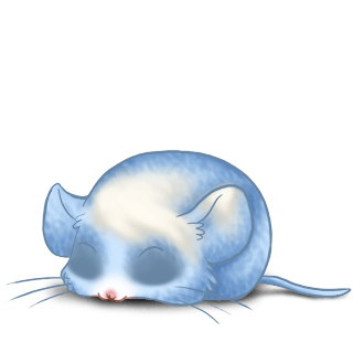 Adopt a Pastel Blue Mouse