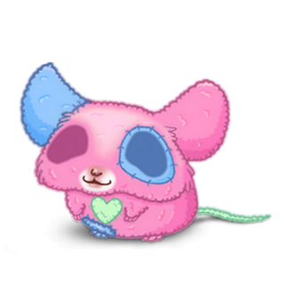 Adopt a Pink plush Mouse